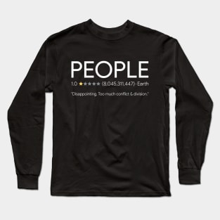 People - One Star Review Long Sleeve T-Shirt